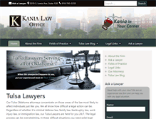 Tablet Screenshot of kanialaw.com